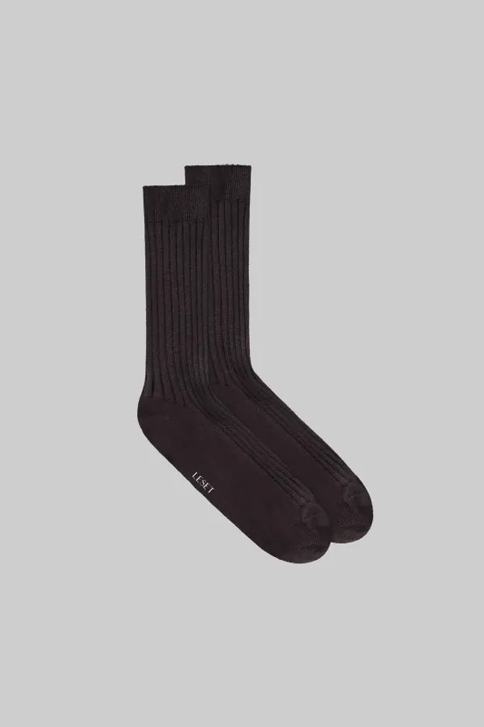 Pre-Order: James Rib Socks sold by Leset