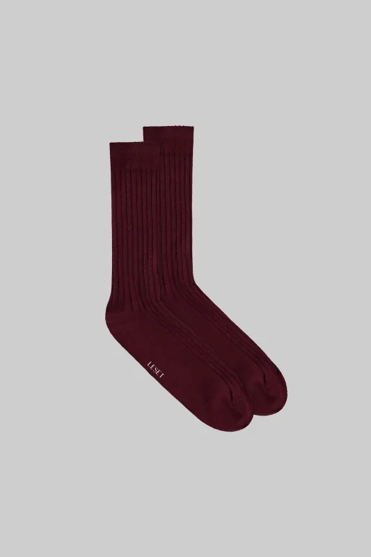 Pre-Order: James Rib Socks sold by Leset