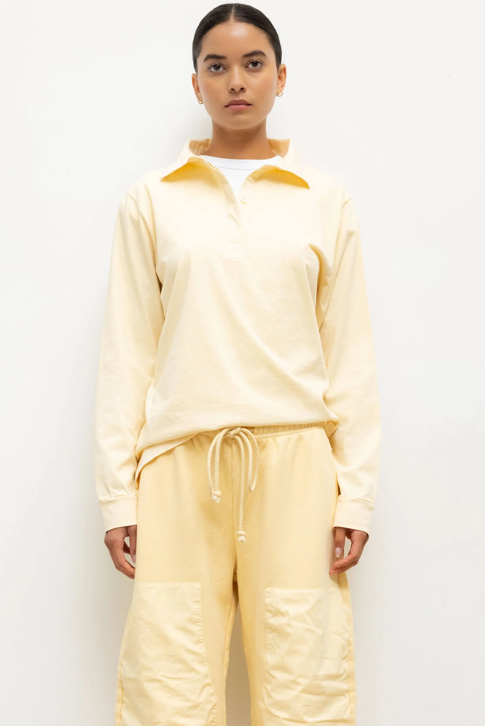 Margo Long Sleeve Polo sold by Leset