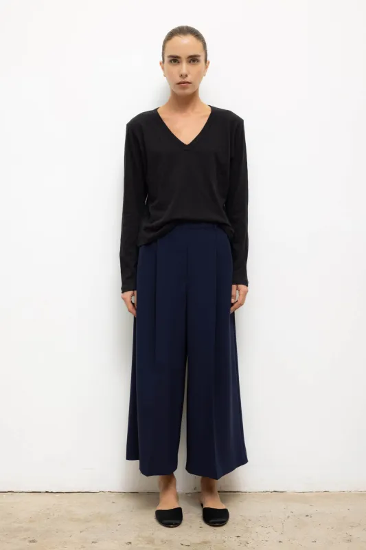 Arielle Crop Wide Leg Trouser sold by Leset