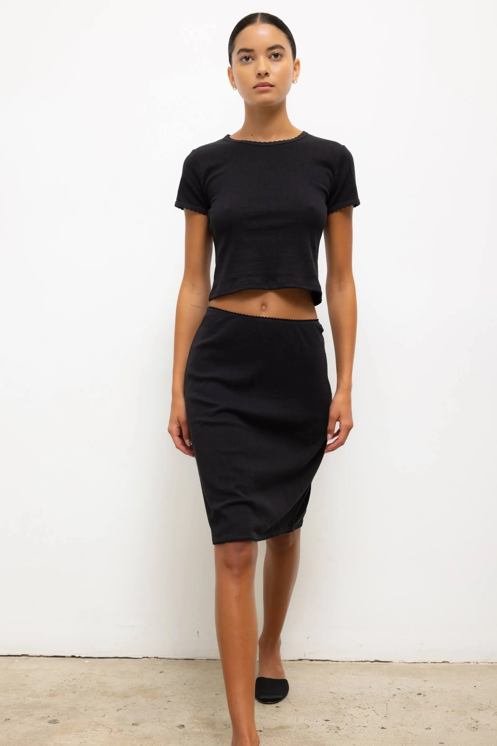 Pointelle Skirt sold by Leset product image thumbnail 3