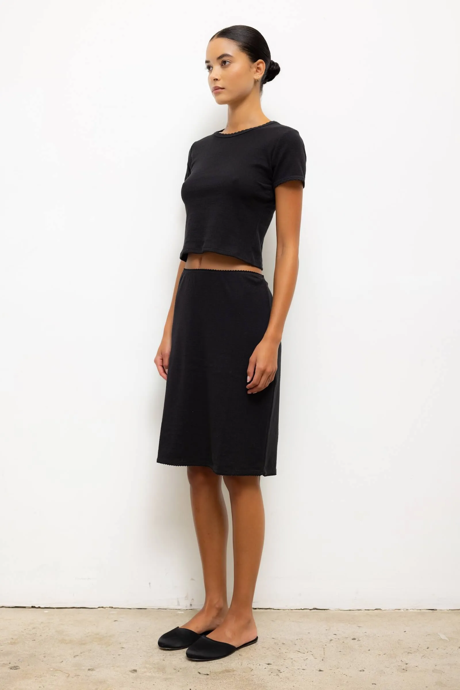 Pointelle Skirt sold by Leset product image thumbnail 5
