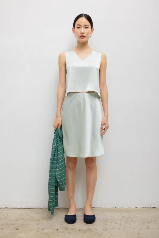 Barb Slip Skirt made by Leset