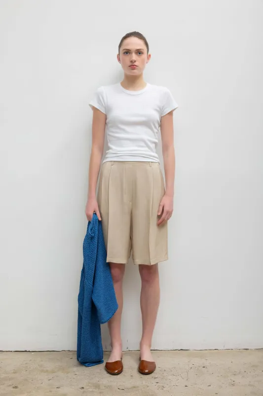 Kim Pleated City Short made by Leset