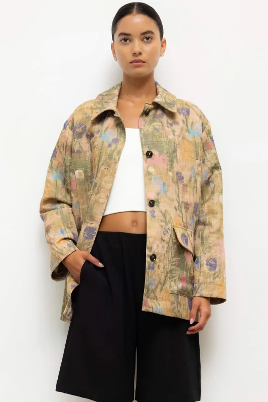 Pam Button Down Jacket made by Leset