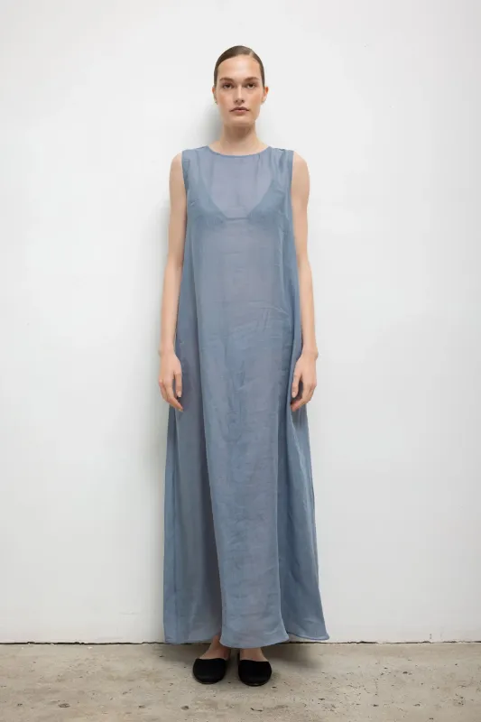 Niko Sleeveless Crew Maxi made by Leset