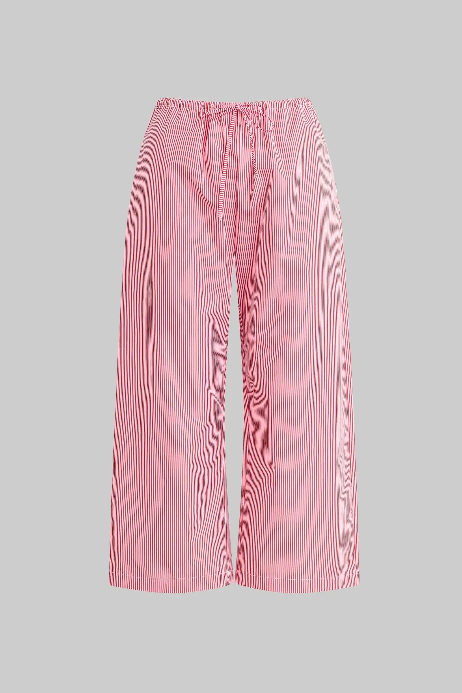 Yoshi Stripe Crop Drawstring Pant sold by Leset product image thumbnail 2