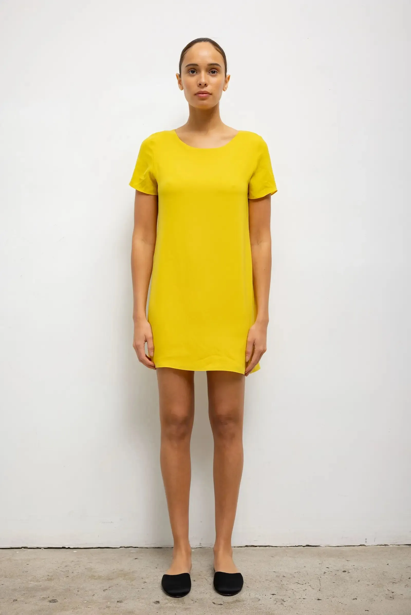 Ari Short Sleeve Mini Dress sold by Leset