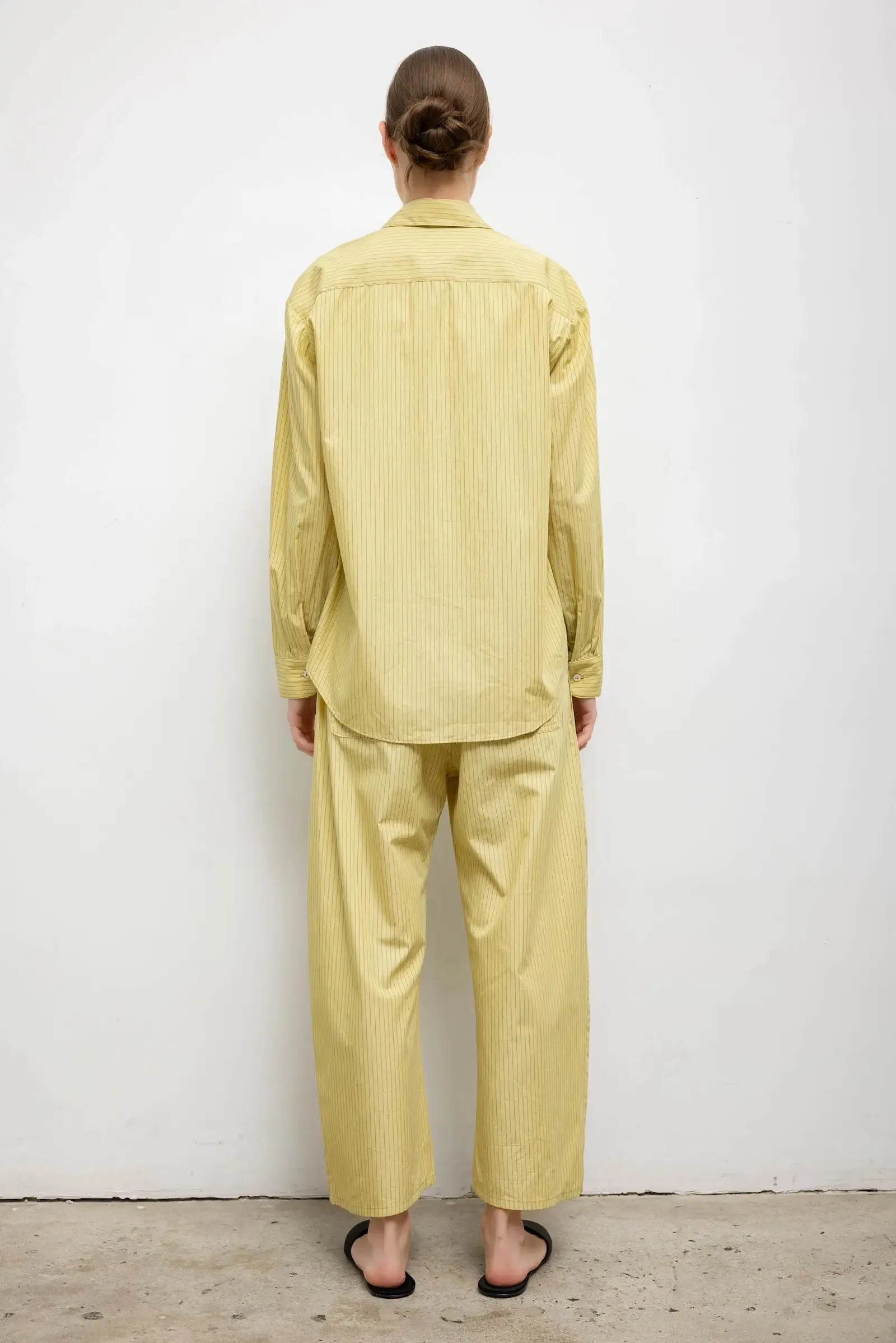 Yoshi Stripe Crop Drawstring Pant sold by Leset product image thumbnail 5