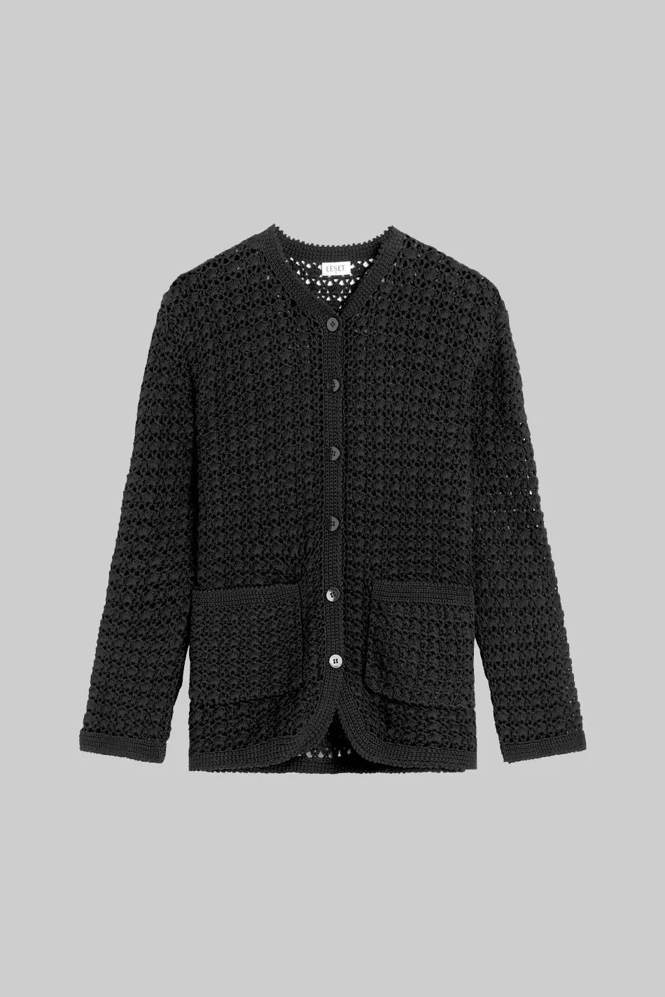 Lucy Crochet Boxy Cardigan sold by Leset product image thumbnail 2