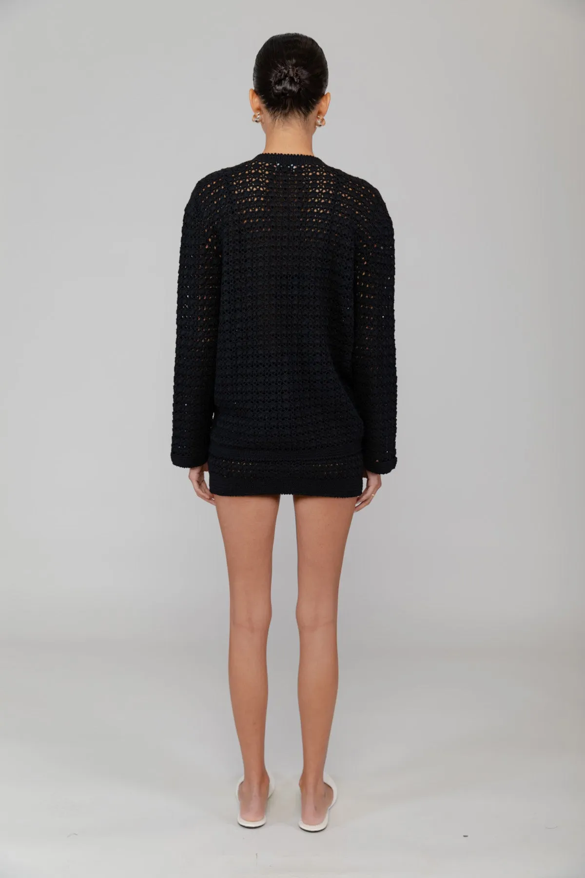 Lucy Crochet Boxy Cardigan sold by Leset product image thumbnail 5