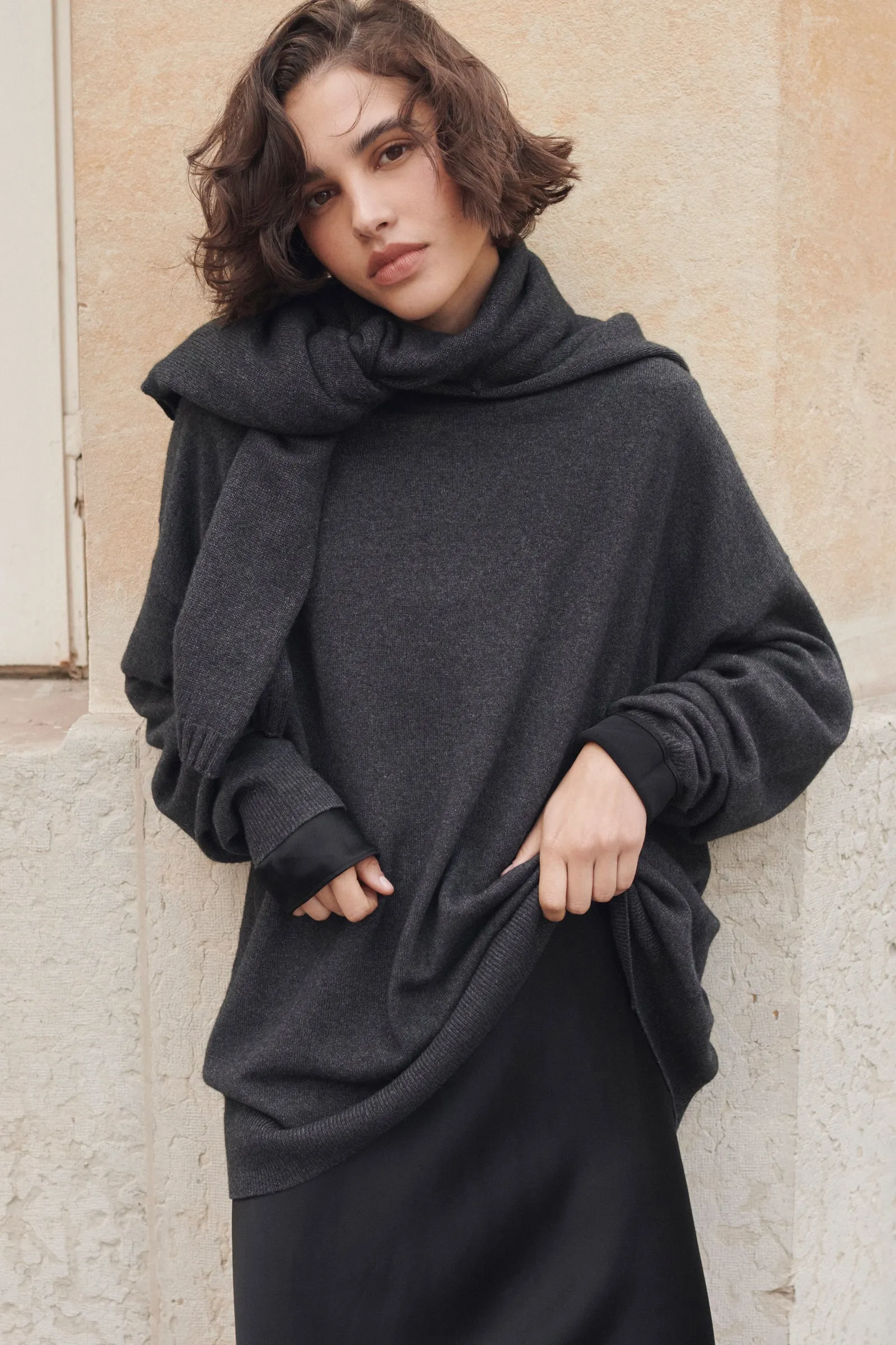 Zoe Oversized Crew sold by Leset product image thumbnail 3