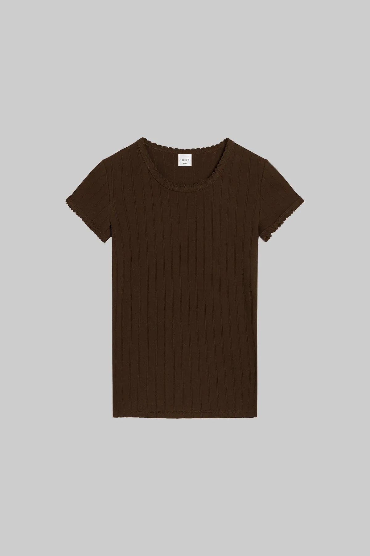 Pointelle Slim Fit Tee sold by Leset product image thumbnail 2