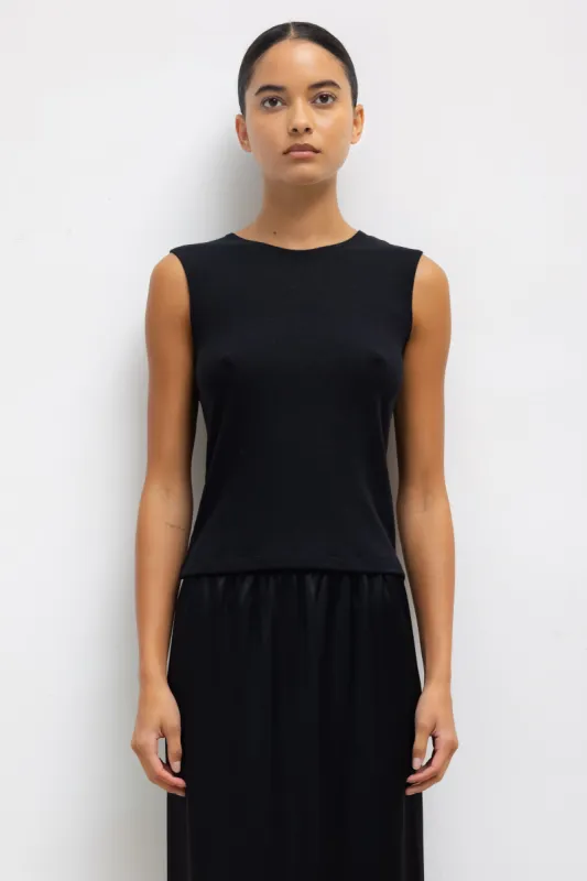 Lauren Sleeveless Crewneck sold by Leset