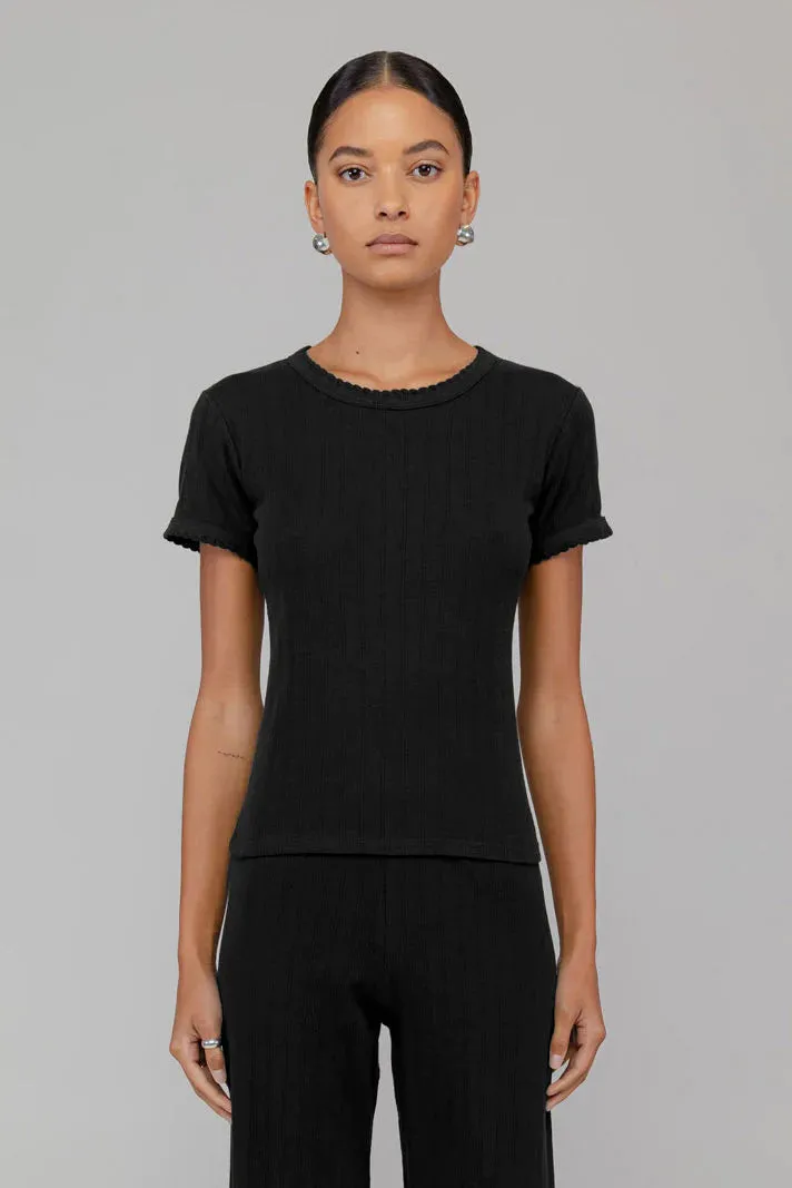 Pointelle Slim Fit Tee 2 Pack sold by Leset product image thumbnail 5