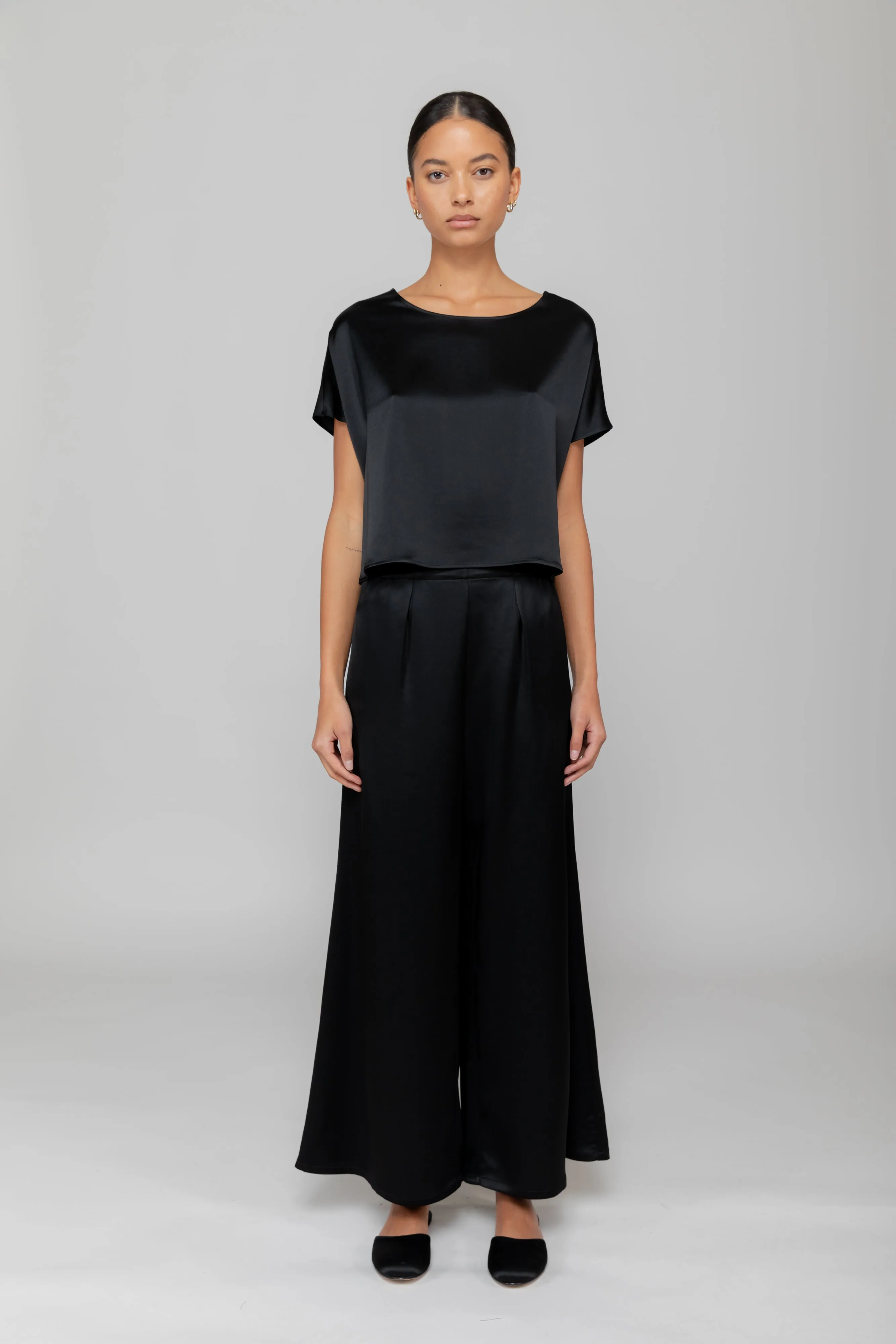 Barb Wide Leg Boxer Pant sold by Leset