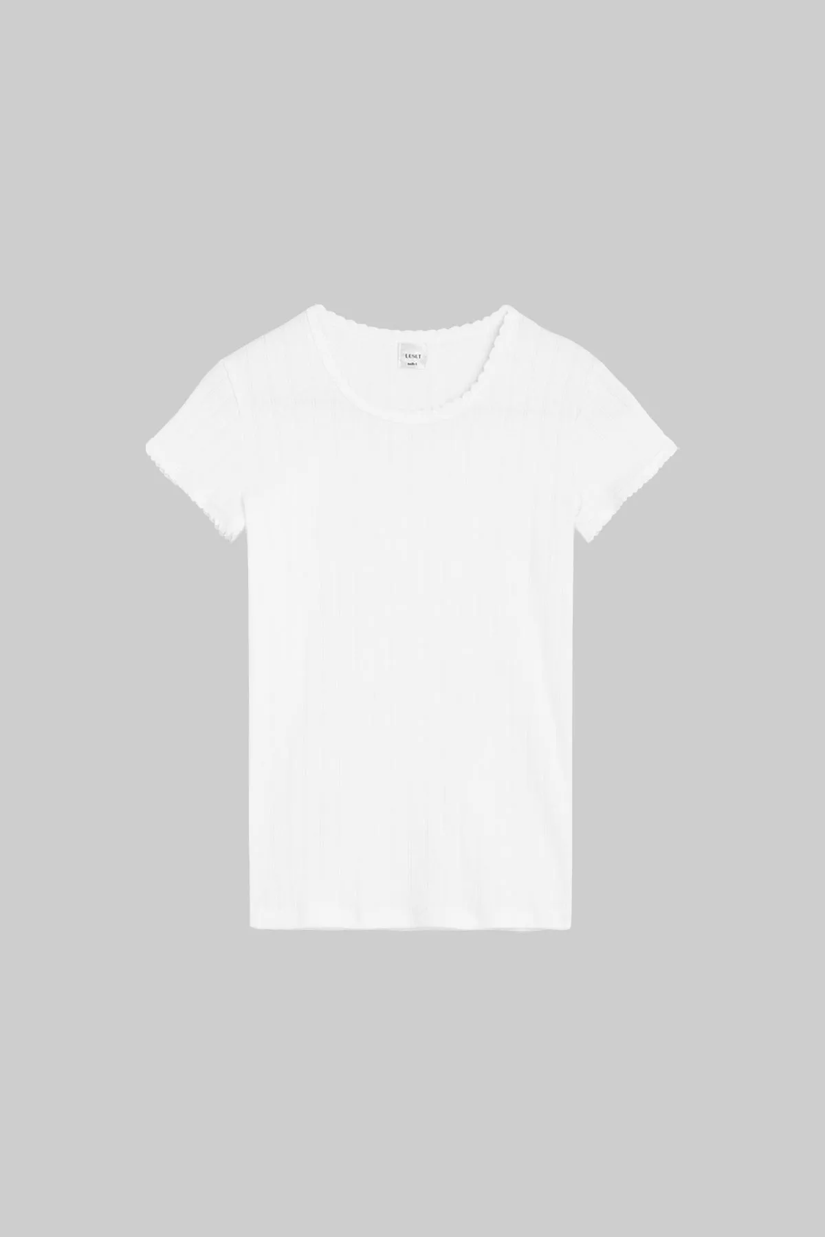 Pointelle Slim Fit Tee sold by Leset product image thumbnail 2
