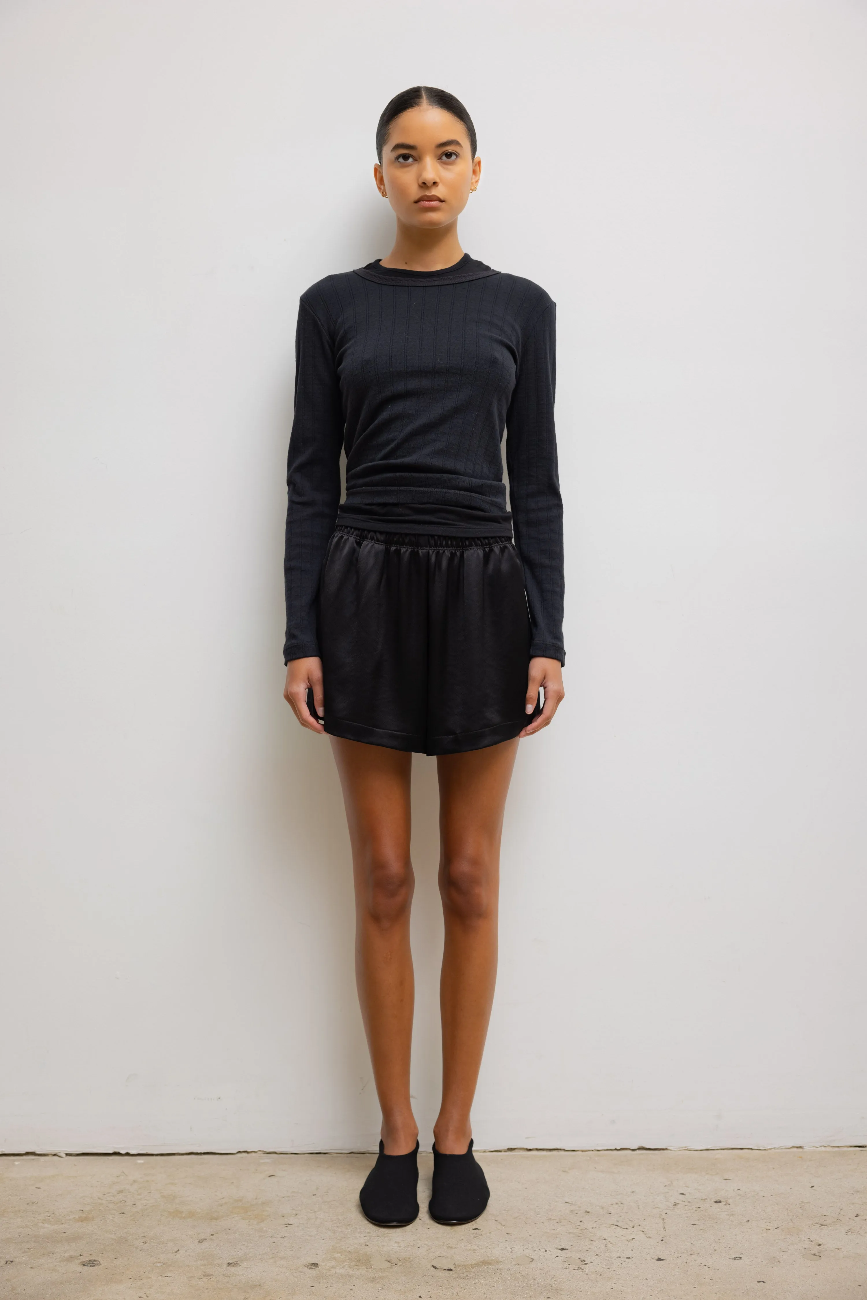 Pointelle Slim Fit Long Sleeve sold by Leset product image thumbnail 4