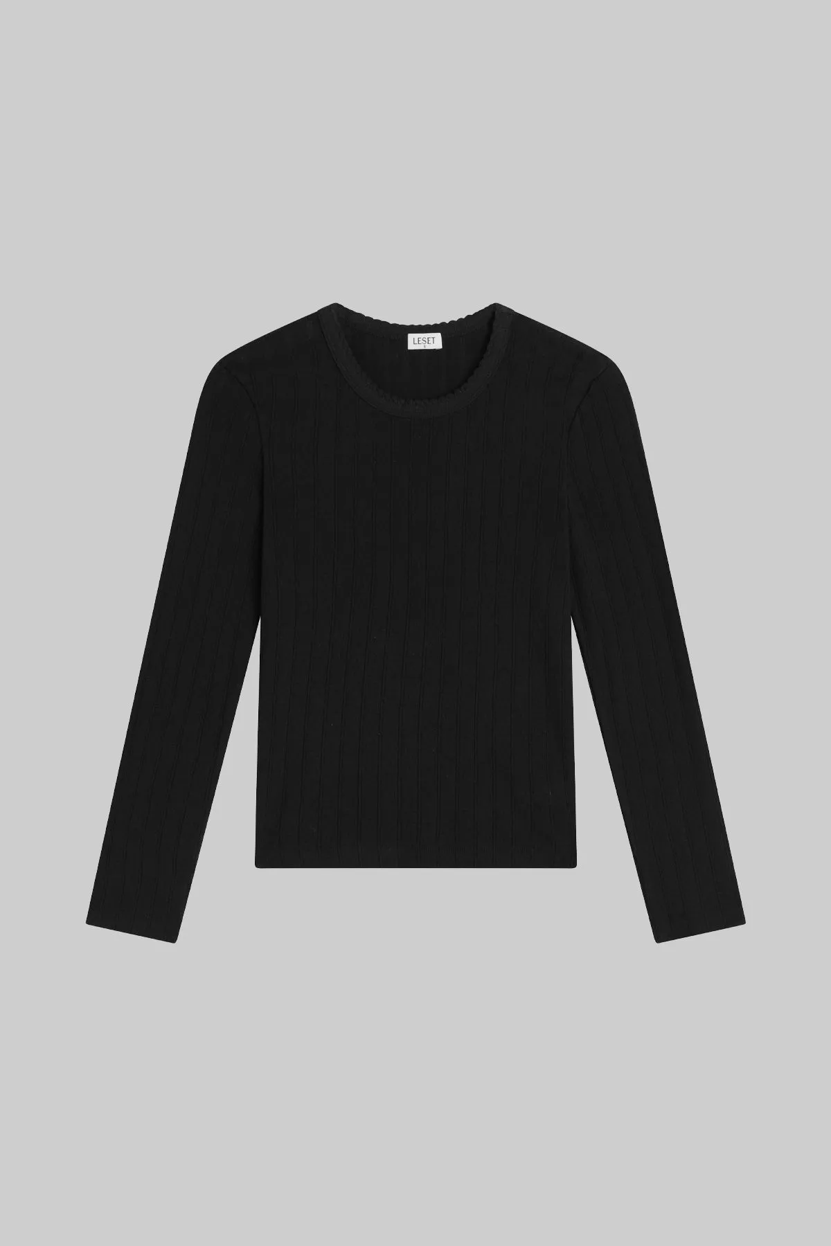 Pointelle Slim Fit Long Sleeve sold by Leset product image thumbnail 2