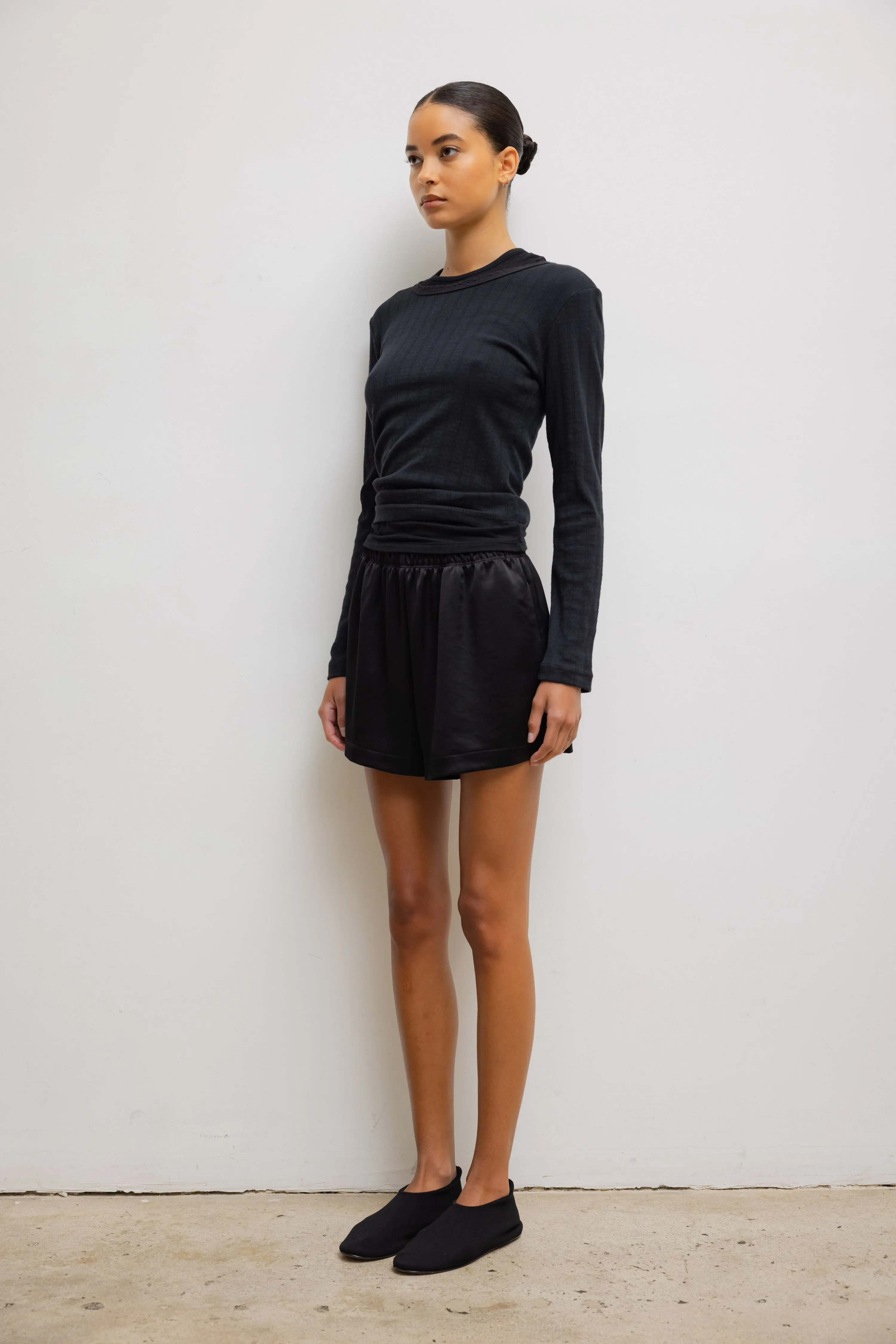 Pointelle Slim Fit Long Sleeve sold by Leset product image thumbnail 5