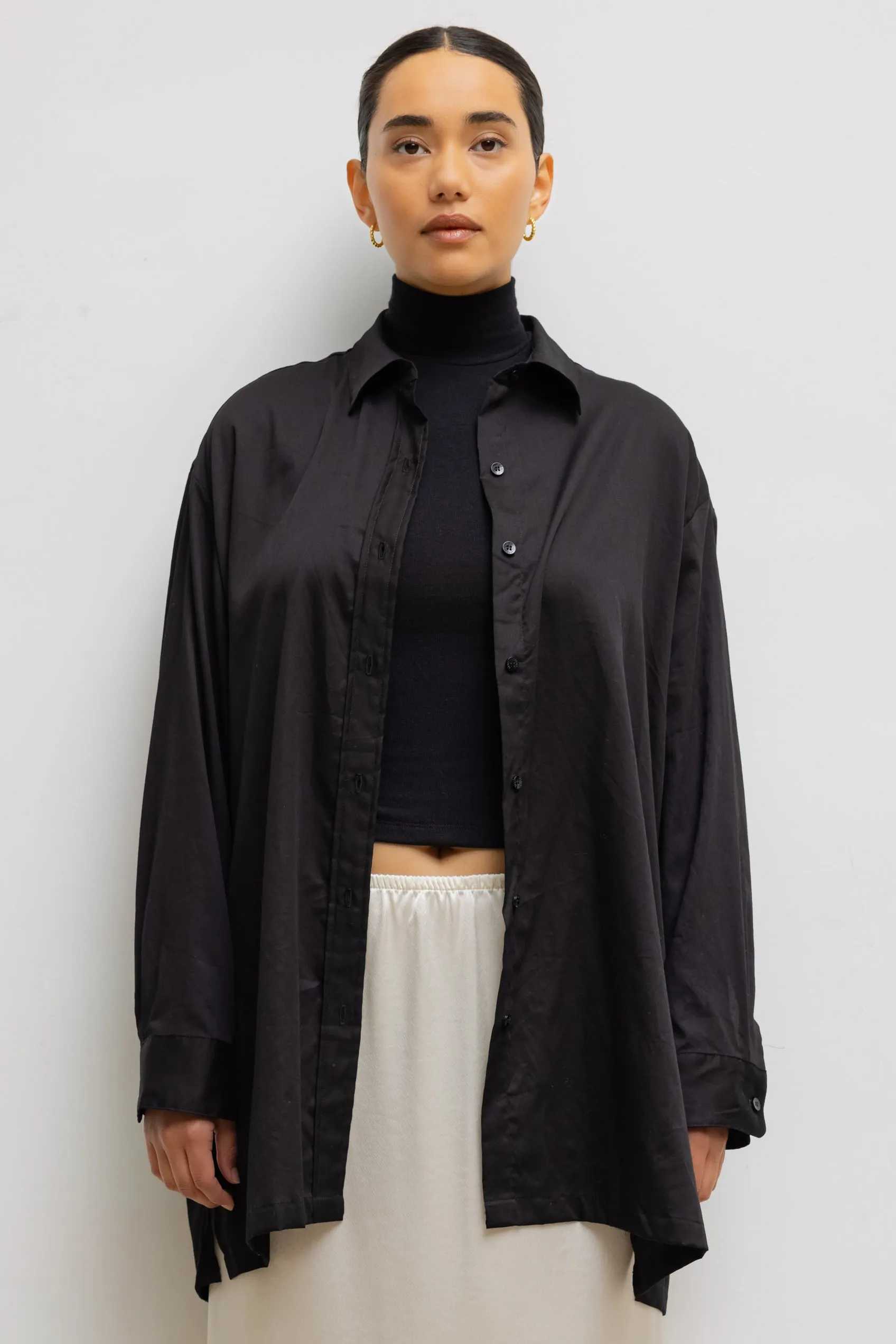 Yoko Oversized Button Down sold by Leset