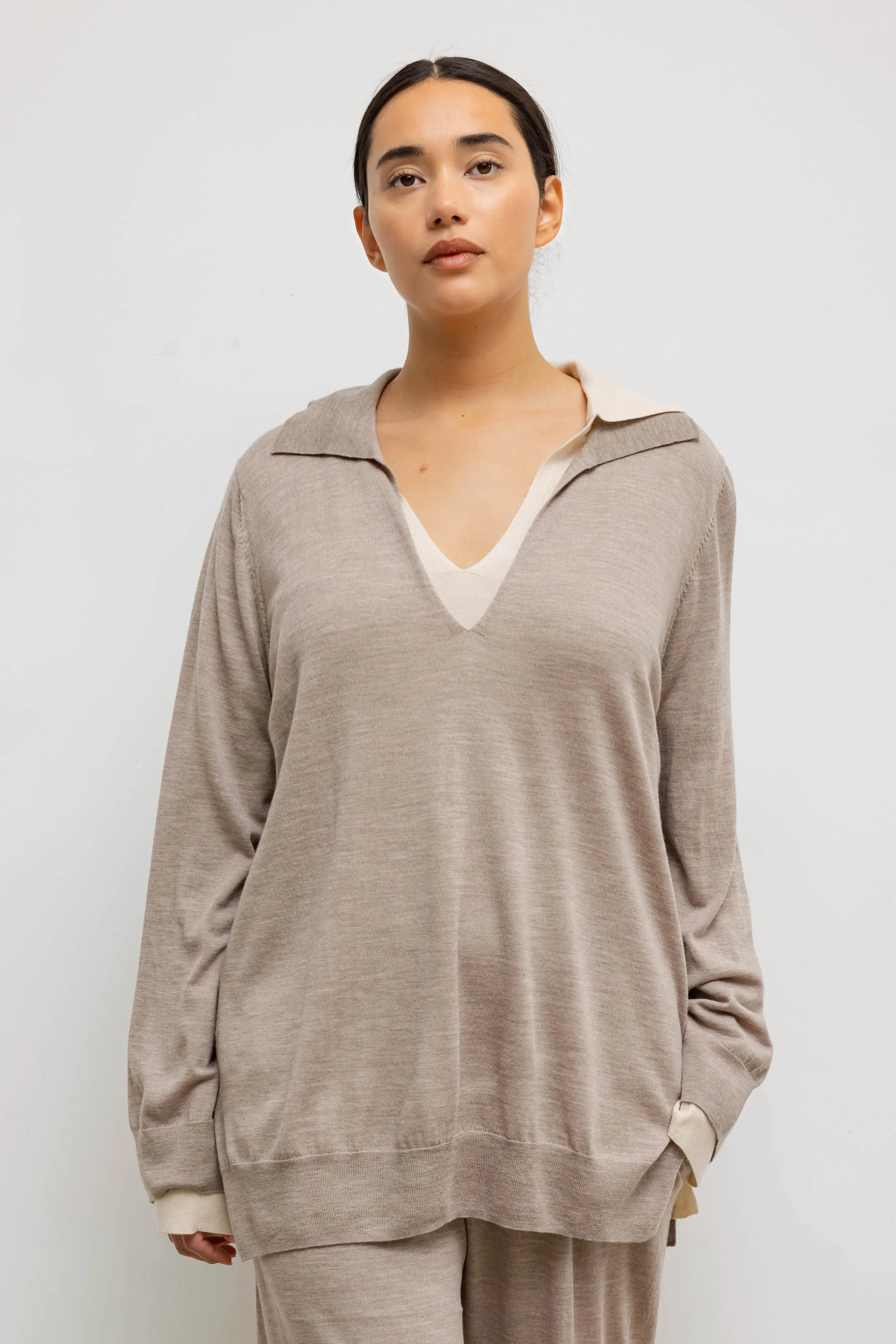 James V Neck Polo sold by Leset