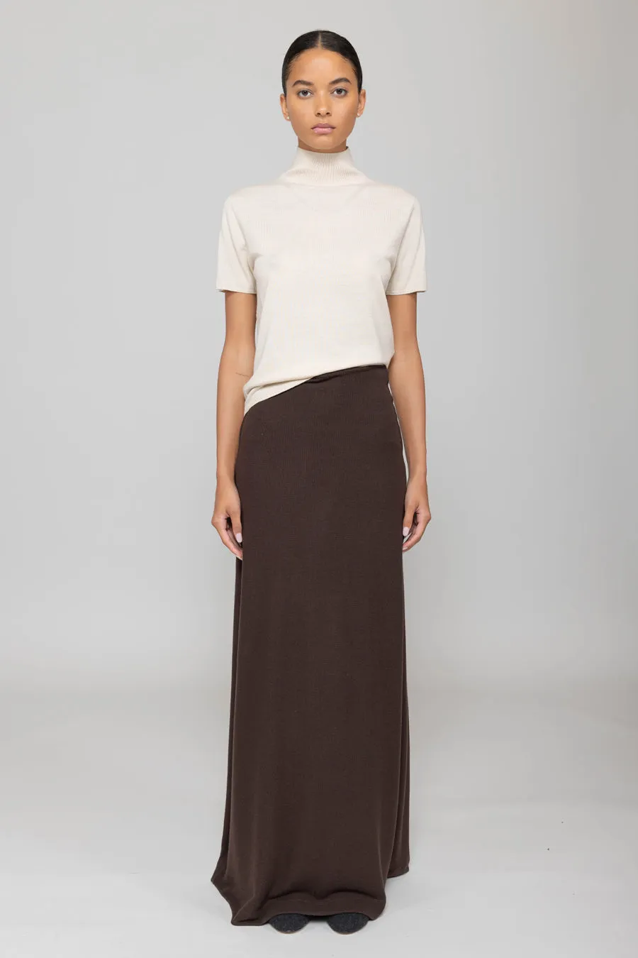 Lauren High Waist Maxi Skirt sold by Leset
