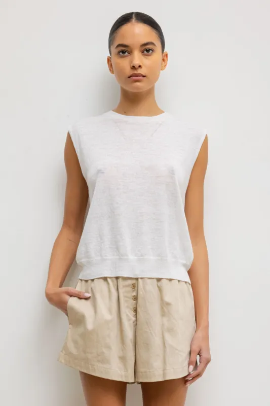 Eve Sleeveless Crew sold by Leset