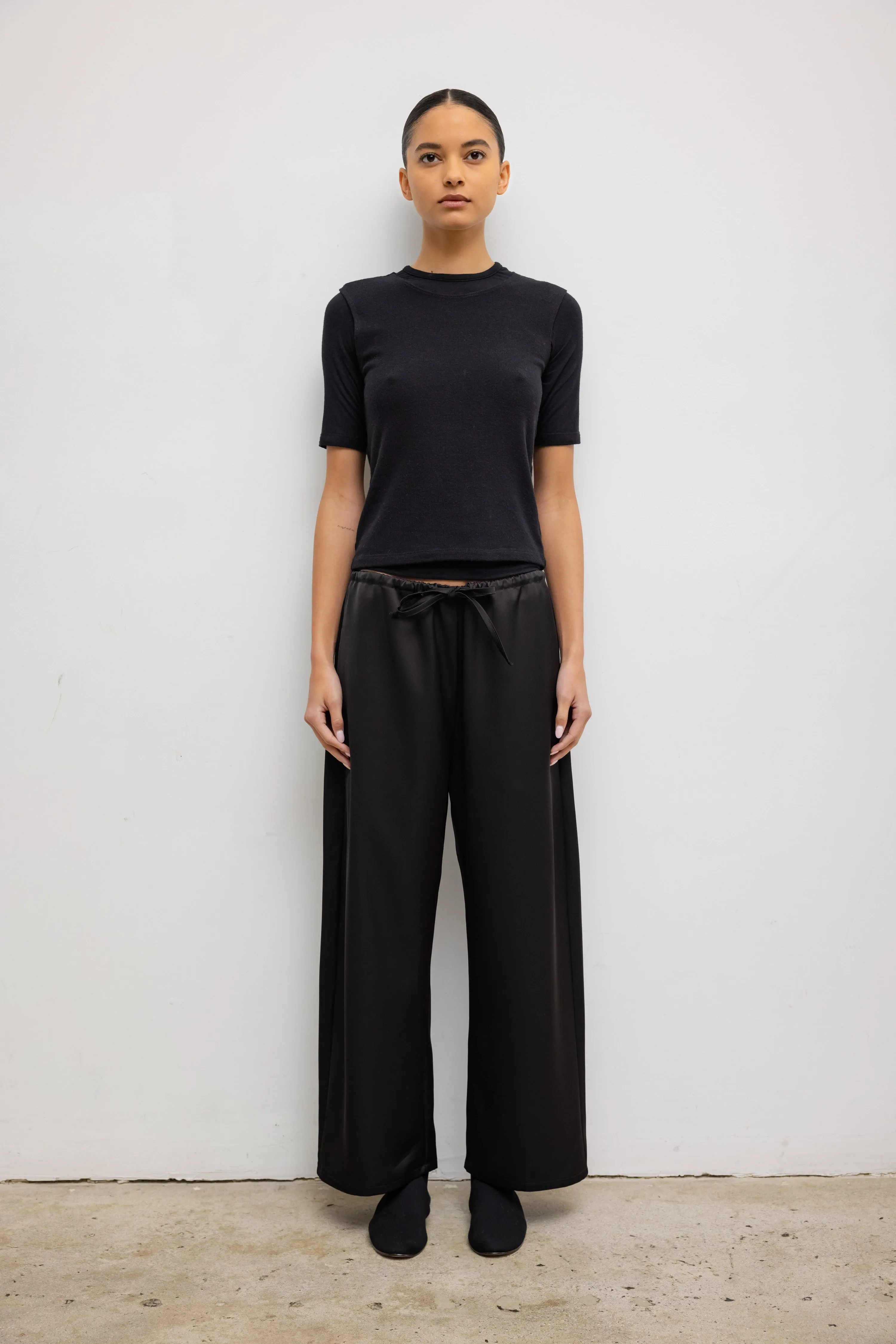 Barb Crop Drawstring Pant sold by Leset