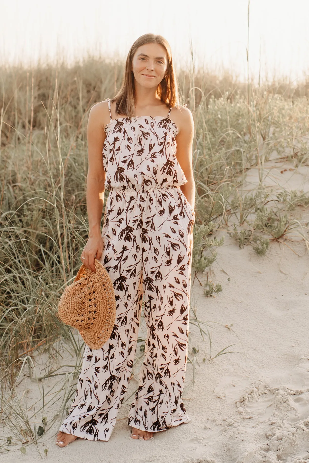 Women's Janice Romper (cocoa tulip) sold by Indie Blue product image thumbnail 2