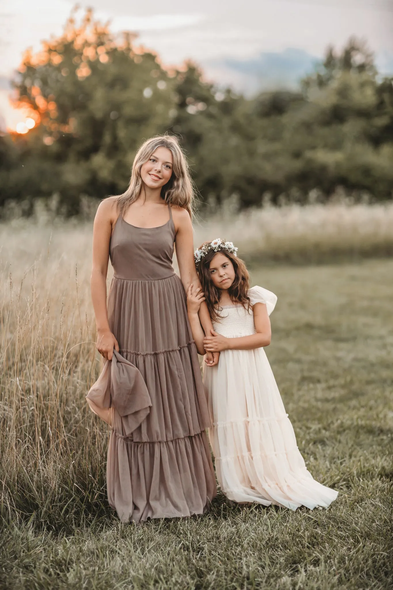 Women's Wendy Dress (mocha tulle) sold by Indie Blue product image thumbnail 5