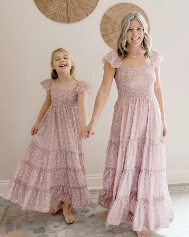 Women's Marabella (dusty pink floral) sold by Indie Blue