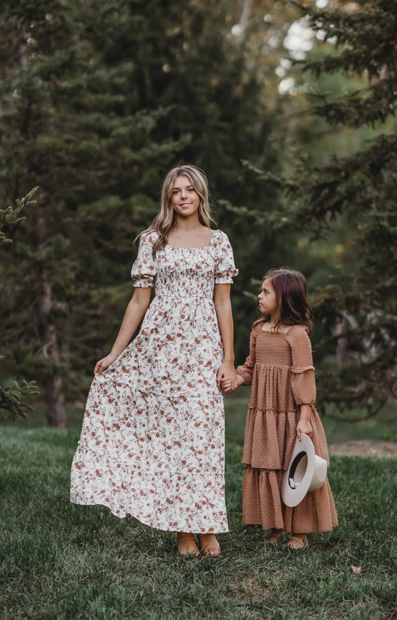 Women's Elle (mocha floral) sold by Indie Blue product image thumbnail 2