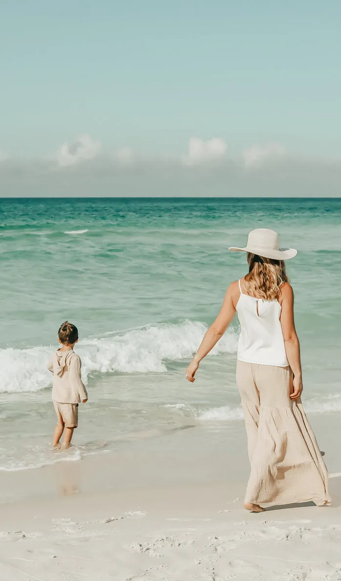 Women's Cassie Top (soft white linen) FINAL SALE sold by Indie Blue product image thumbnail 3