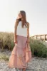 Women's Bella Dress-Skirt (dusty pink floral) sold by Indie Blue