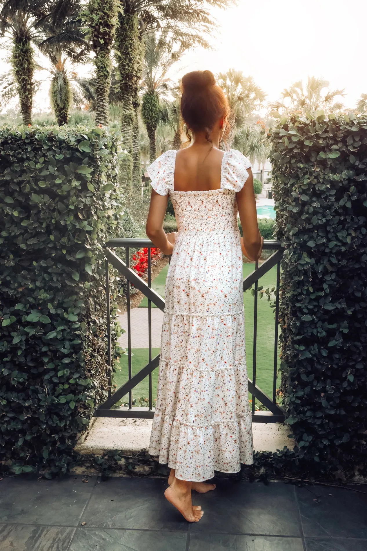 Women's Marabella Dress (wispy floral) sold by Indie Blue product image thumbnail 2