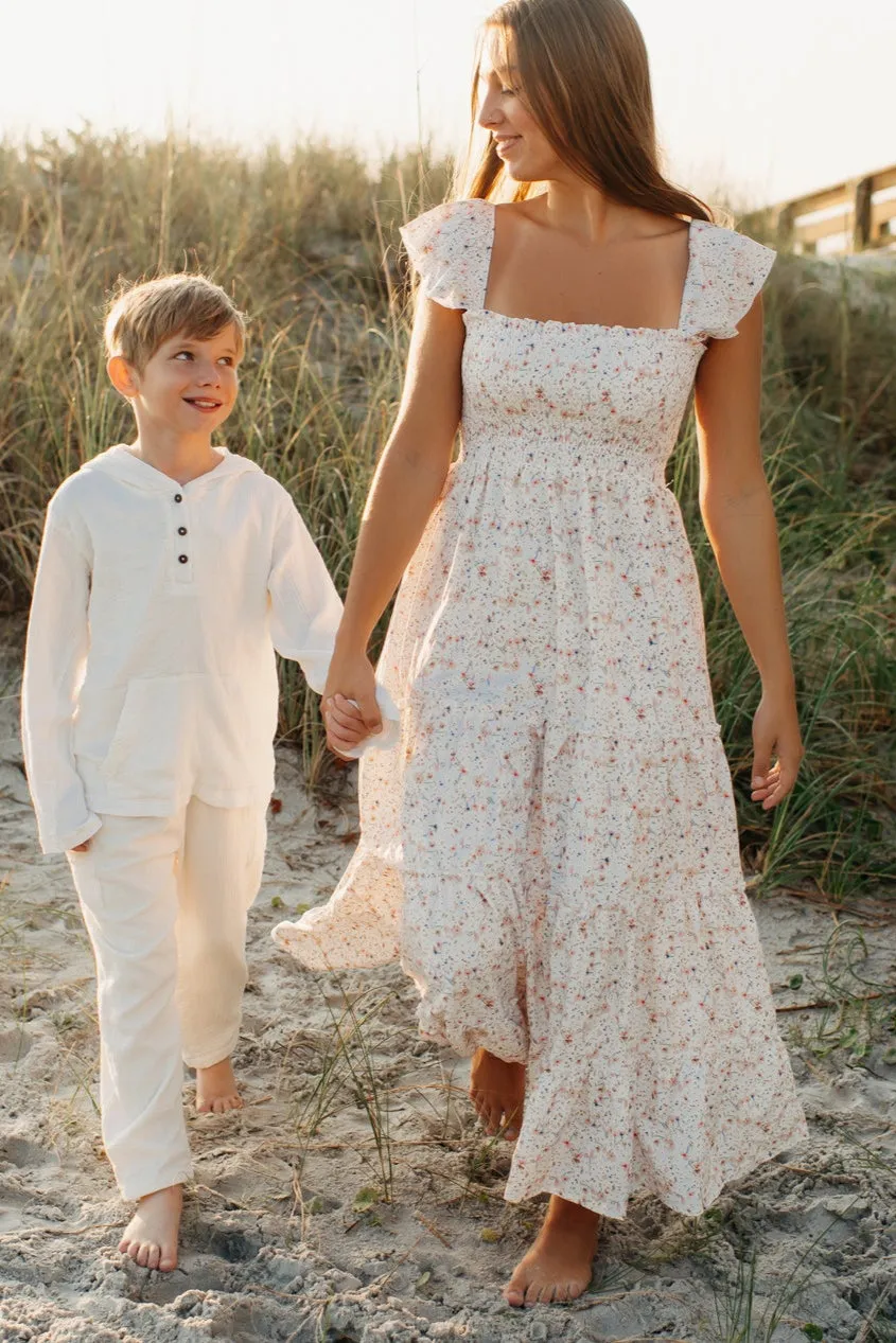 Women's Marabella Dress (wispy floral) sold by Indie Blue