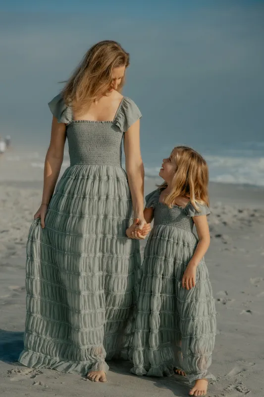 Women's Marabella Dress (sage chiffon) sold by Indie Blue