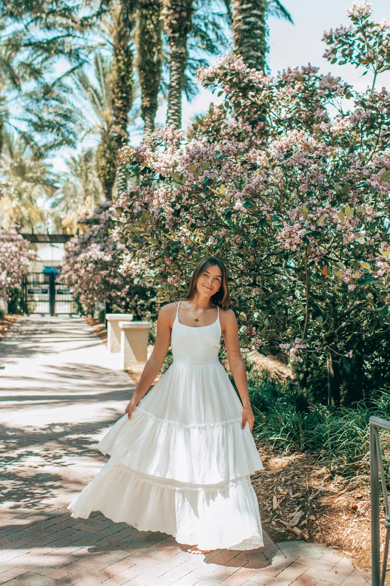 Women's Wendy Dress (white muslin) sold by Indie Blue