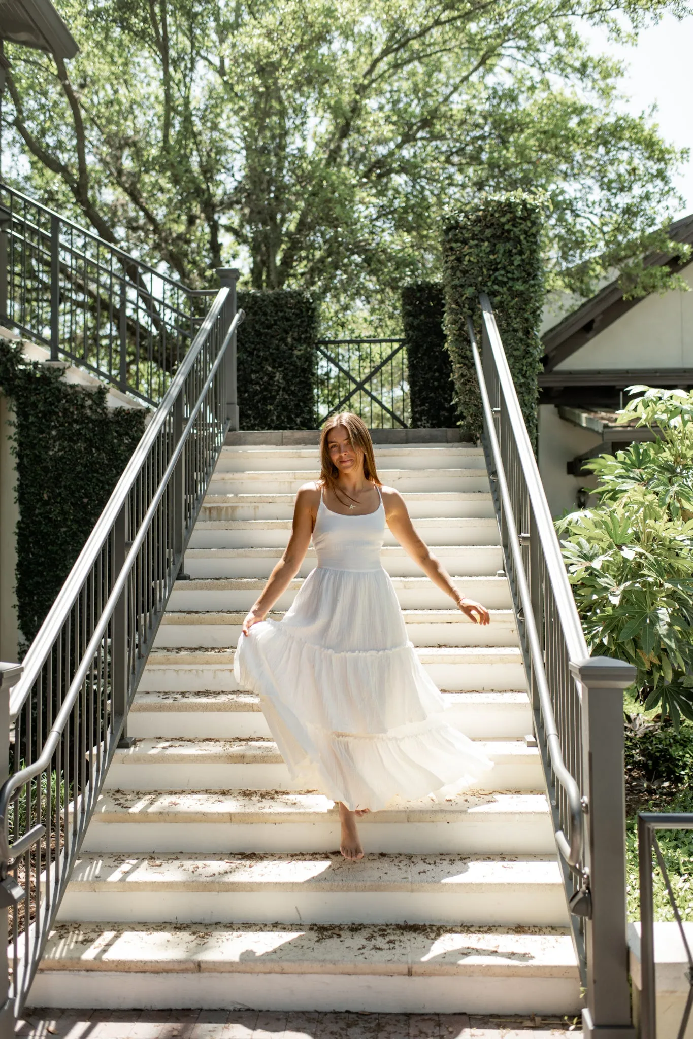 Women's Wendy Dress (white muslin) sold by Indie Blue product image thumbnail 5