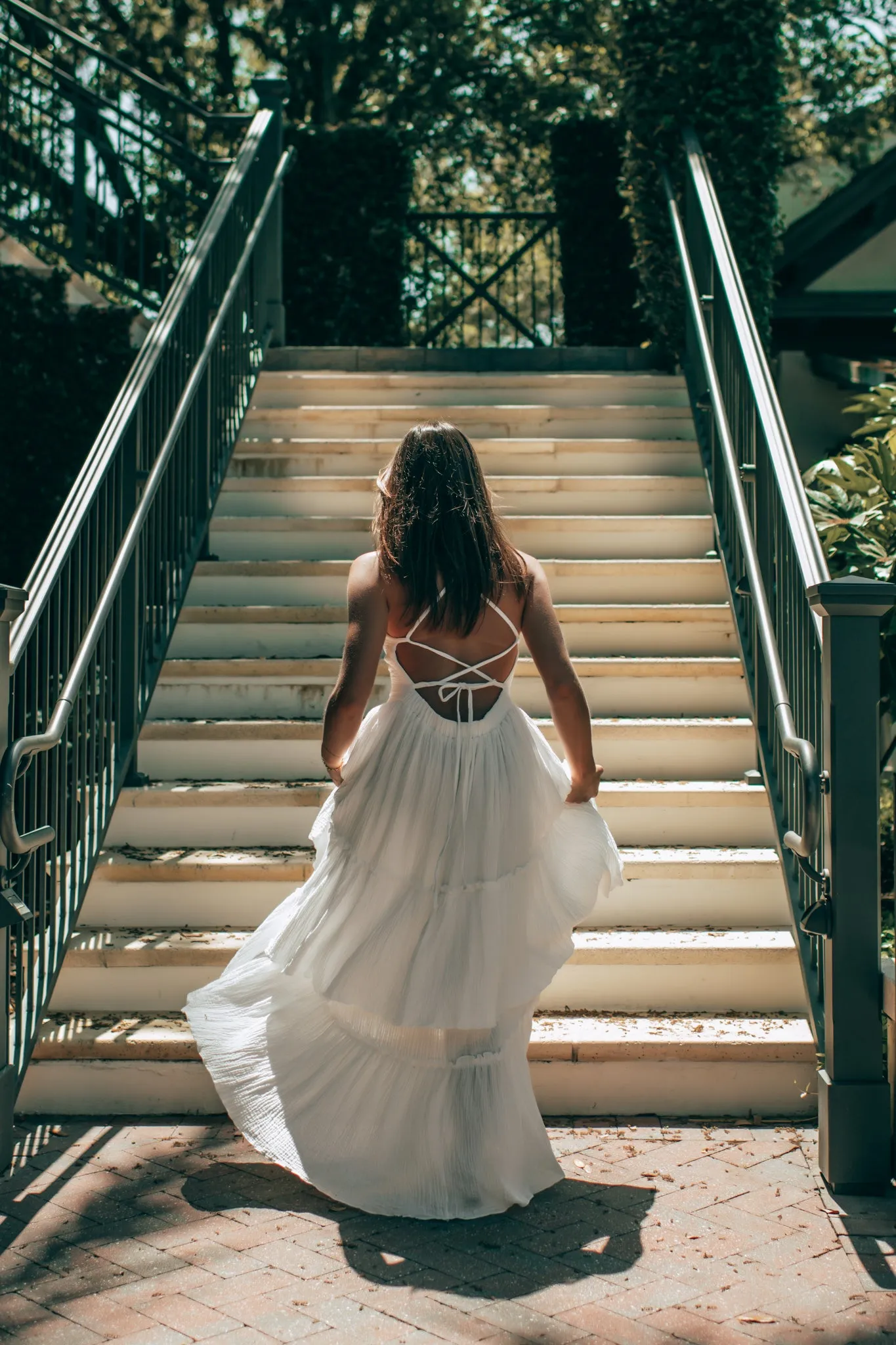 Women's Wendy Dress (white muslin) sold by Indie Blue product image thumbnail 2