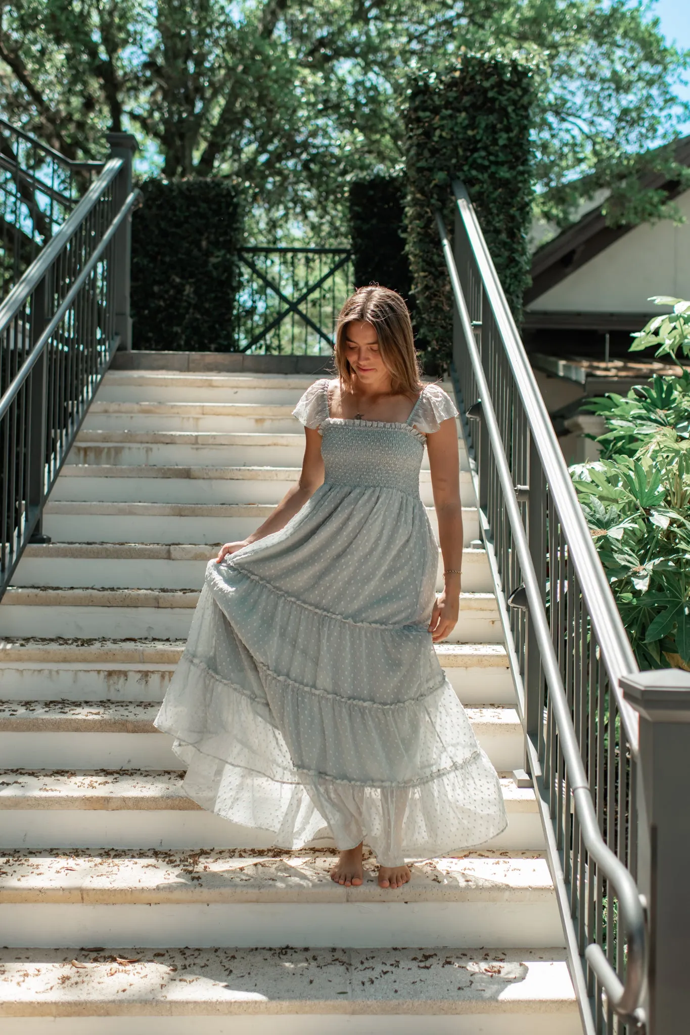 Women's Marabella Dress (sage swiss dot) sold by Indie Blue product image thumbnail 5