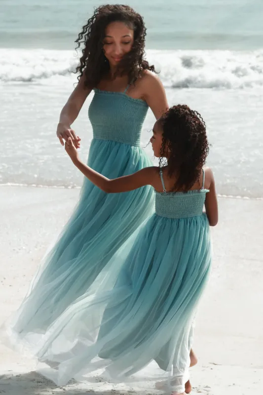 Women's Isa Maxi (blue ombre tulle) sold by Indie Blue