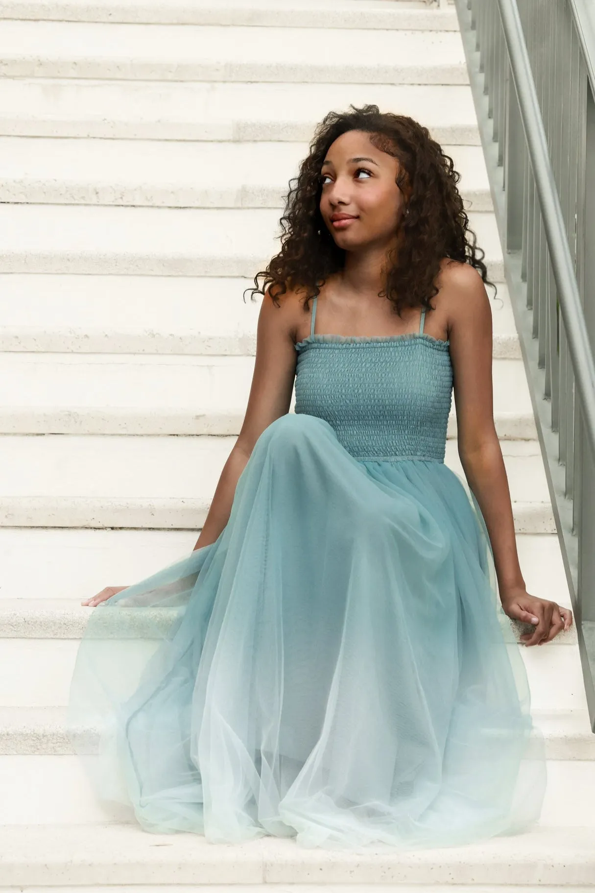 Women's Isa Maxi (blue ombre tulle) sold by Indie Blue product image thumbnail 2