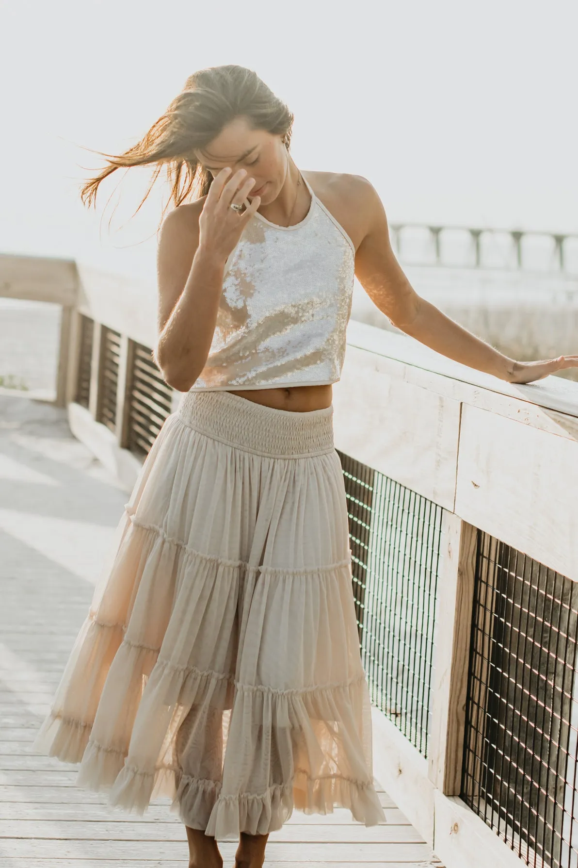 Women's Jolie Skirt (natural tulle) sold by Indie Blue