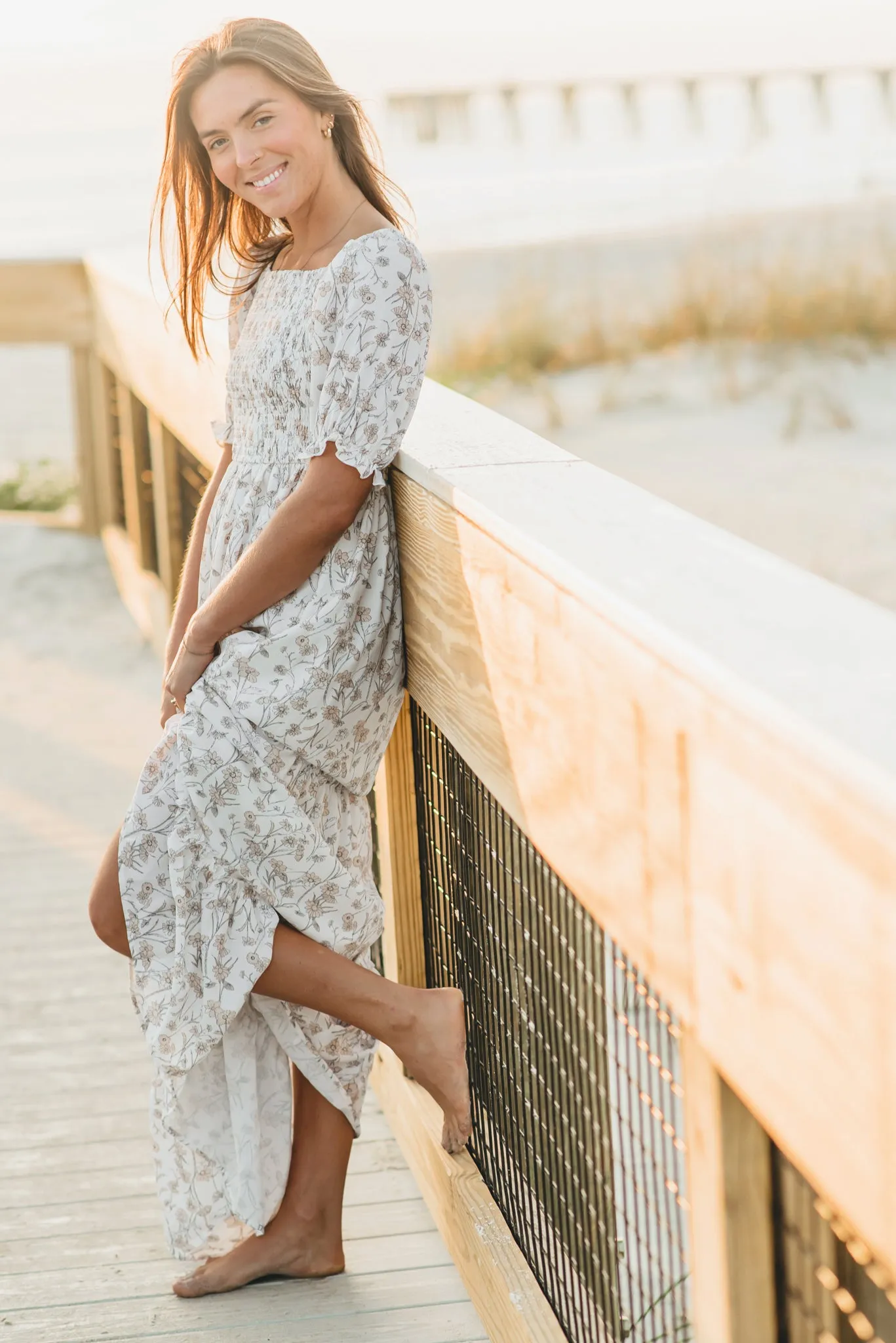 Women's Elle Dress (art floral) sold by Indie Blue product image thumbnail 2