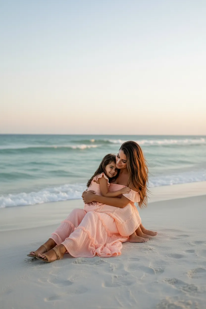 Women's Marabella Dress (vibrant coral muslin) sold by Indie Blue product image thumbnail 3