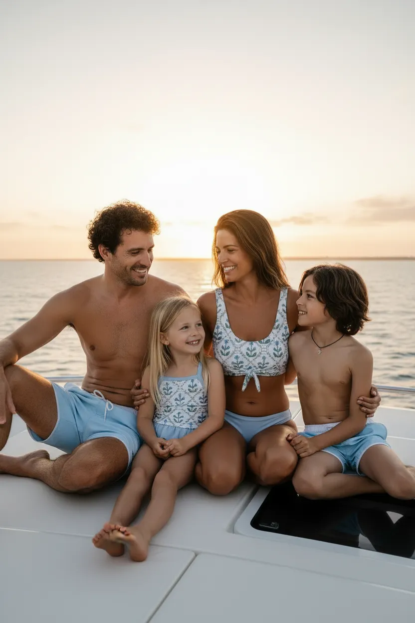 Women’s Tie Front Set (bluebell) sold by Indie Blue product image thumbnail 2