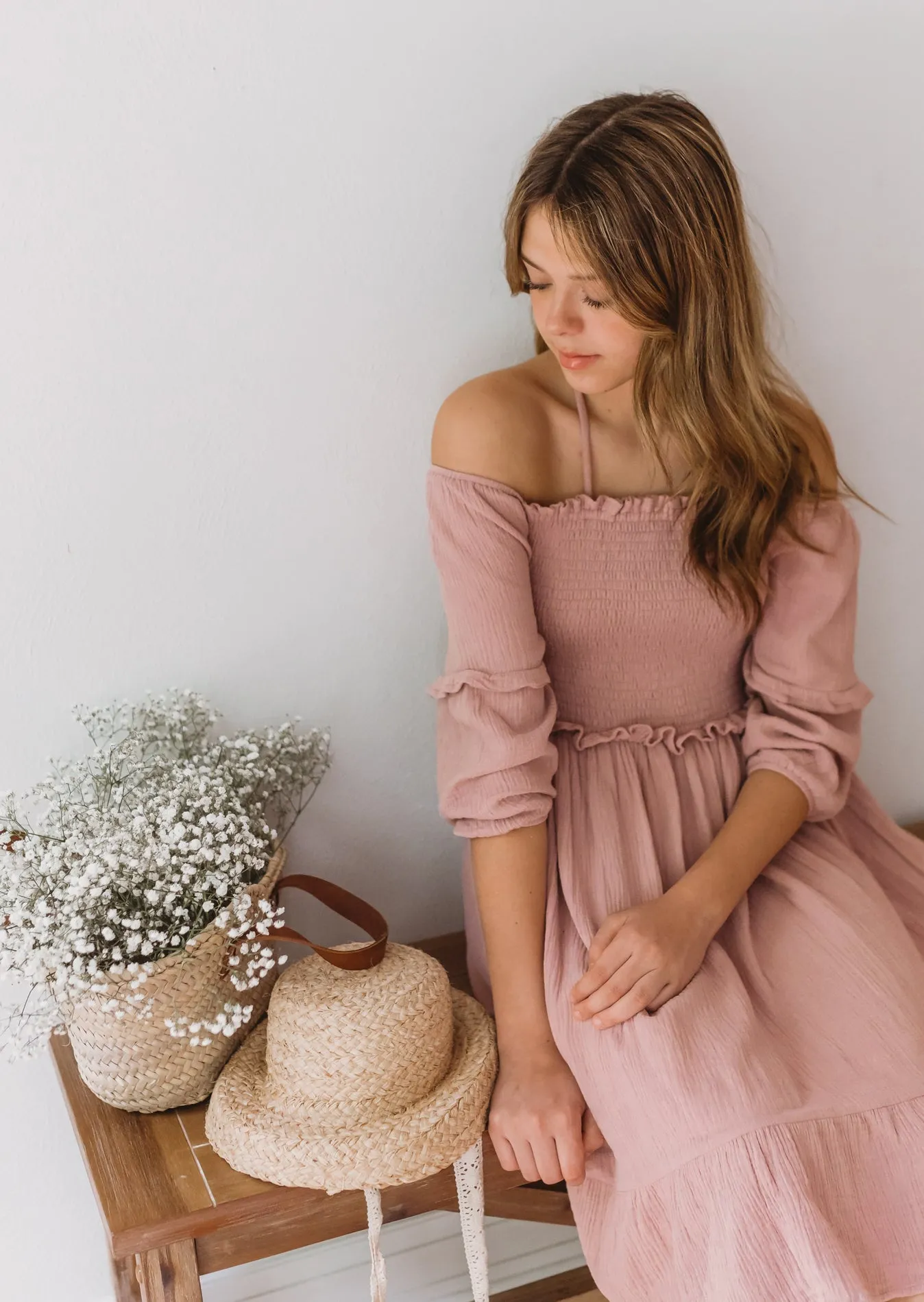 Women's Pippa Dress (peony muslin) sold by Indie Blue product image thumbnail 2