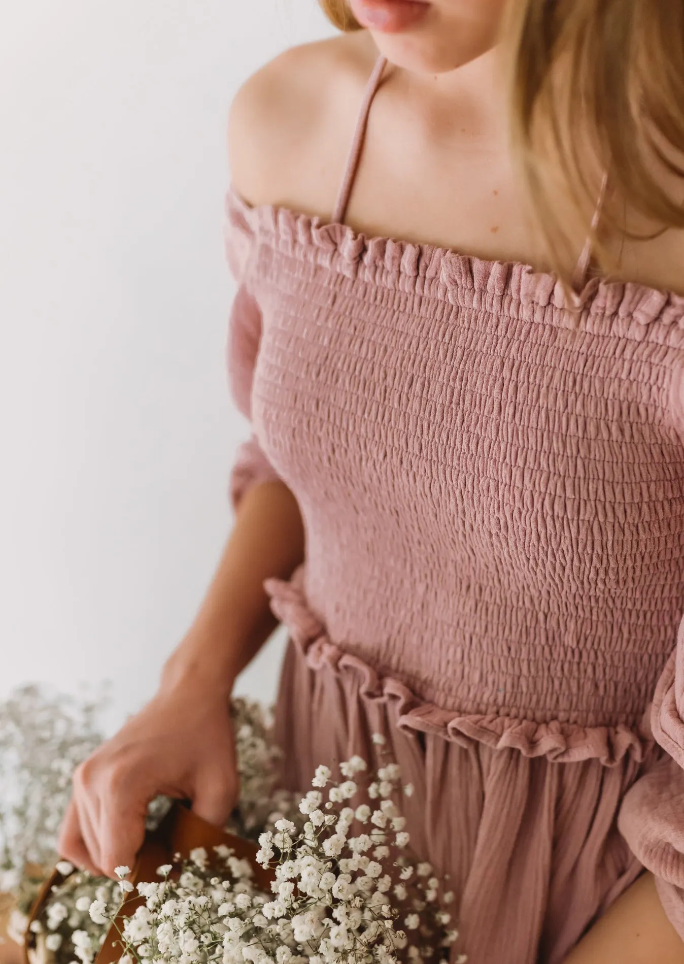 Women's Pippa Dress (peony muslin) sold by Indie Blue product image thumbnail 3